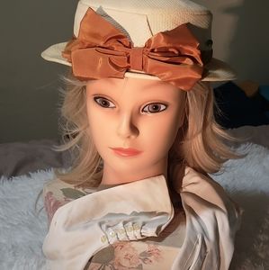 1950's vintage hat and glove set